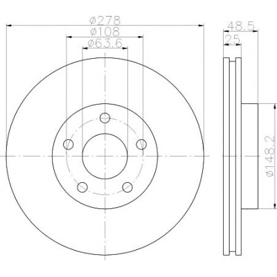 Kočioni disk TEXTAR 92255503