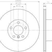Kočioni disk TEXTAR 92256303