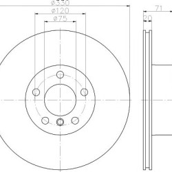 Kočioni disk TEXTAR 92256303