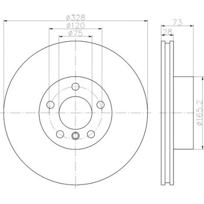 Kočioni disk TEXTAR 92257103