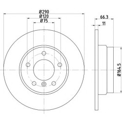 Kočioni disk TEXTAR 92261003