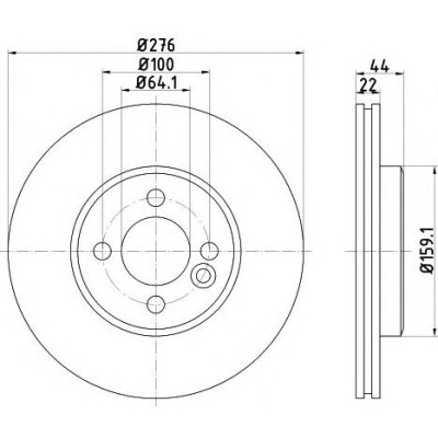 Kočioni disk TEXTAR 92262403