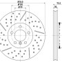 Kočioni disk dvodjelni TEXTAR 92265025