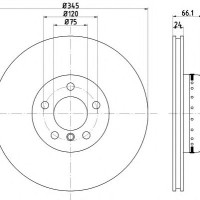 Kočioni disk dvodjelni TEXTAR 92265125