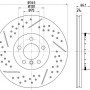 Kočioni disk dvodjelni TEXTAR 92265225