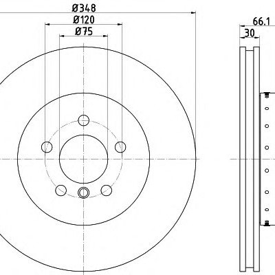 Kočioni disk dvodjelni TEXTAR 92265725