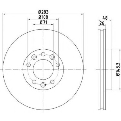 Kočioni disk TEXTAR 92267203
