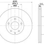 Kočioni disk TEXTAR 92267603