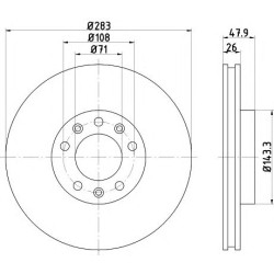 Kočioni disk TEXTAR 92267903