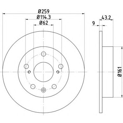 Kočioni disk TEXTAR 92268403