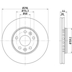 Kočioni disk TEXTAR 92268803