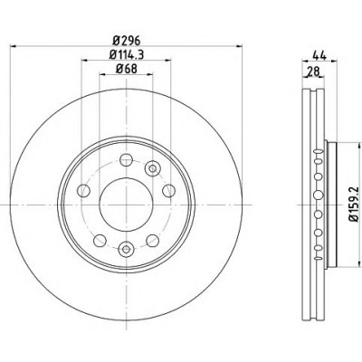 Kočioni disk TEXTAR 92268803