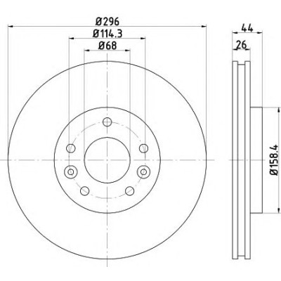 Kočioni disk TEXTAR 92274203