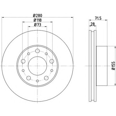 Kočioni disk TEXTAR 92275003