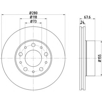 Kočioni disk TEXTAR 92275103