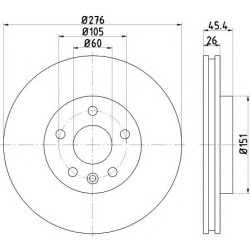Kočioni disk TEXTAR 92277103