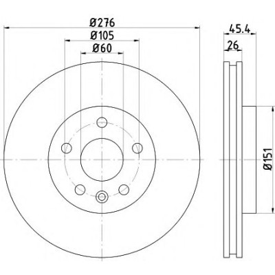 Kočioni disk TEXTAR 92277103