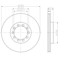Kočioni disk TEXTAR 93117400