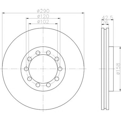 Kočioni disk TEXTAR 93117500