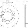 Kočioni disk TEXTAR 93117600