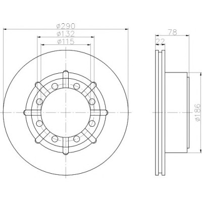Kočioni disk TEXTAR 93117600