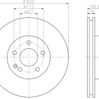 Kočioni disk TEXTAR 93123403