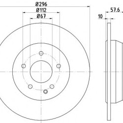 Kočioni disk TEXTAR 93123503