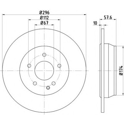 Kočioni disk TEXTAR 93123503
