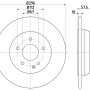 Kočioni disk TEXTAR 93123503