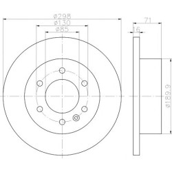 Kočioni disk TEXTAR 93143303