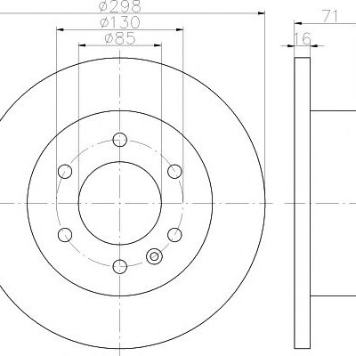 Kočioni disk TEXTAR 93143303