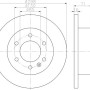 Kočioni disk TEXTAR 93143303