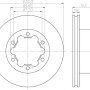 Kočioni disk TEXTAR 93143403