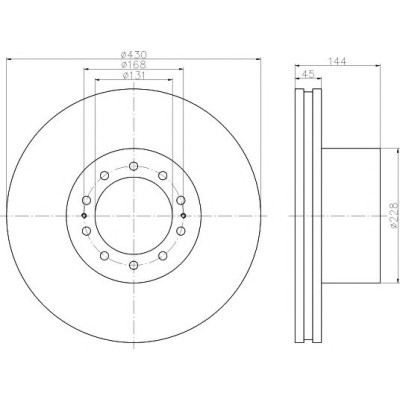 Kočioni disk TEXTAR 93186700