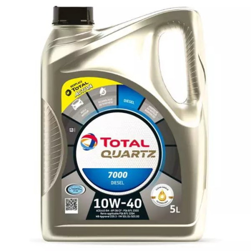 TOTAL QUARTZ 7000 DIESEL 10W-40, 5L