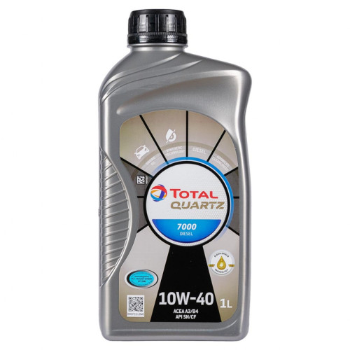 TOTAL QUARTZ 7000 DIESEL 10W-40, 1L