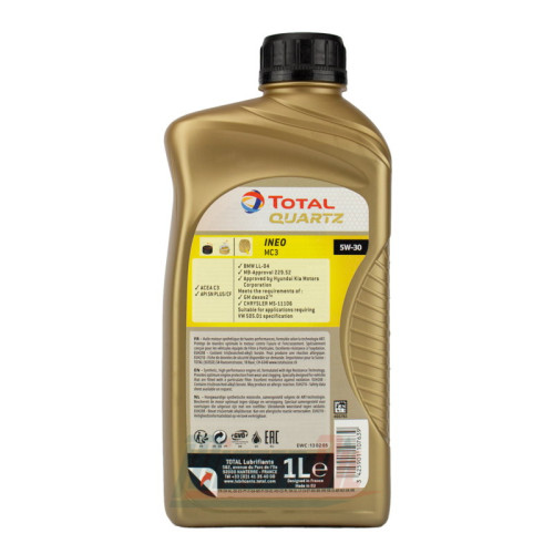 TOTAL QUARTZ INEO MC3 5W-30, 1L