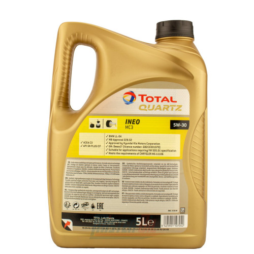 TOTAL QUARTZ INEO MC3 5W-30, 5L