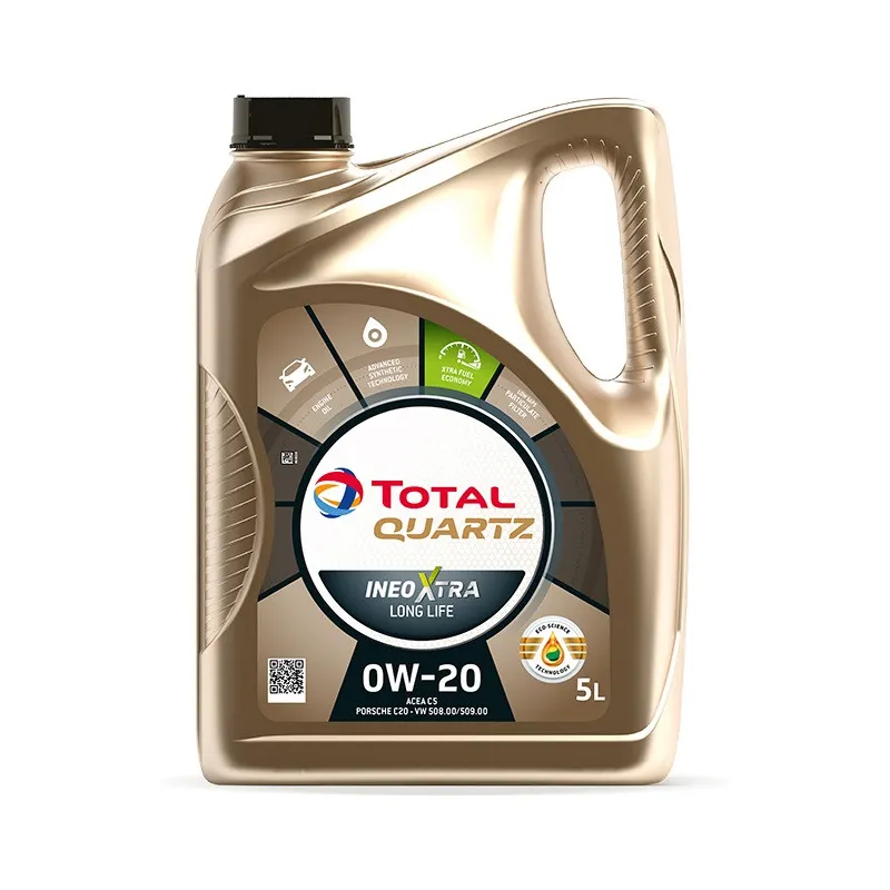 Total Quartz Ineo X-tra Long Life 0W-20, 5L C5 508.00/509.00