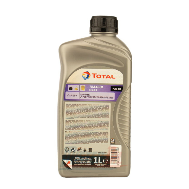 Total Traxium Gear 8 75W-80, 1L
