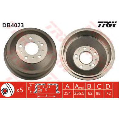 Kočioni bubanj TRW DB4023