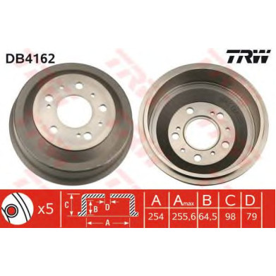 Kočioni bubanj TRW DB4162