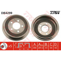 Kočioni bubanj TRW DB4299