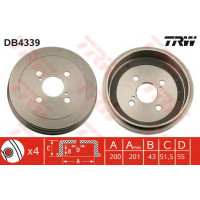 Kočioni bubanj TRW DB4339