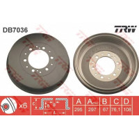 Kočioni bubanj TRW DB7036
