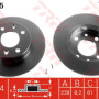Kočioni disk TRW DF1015