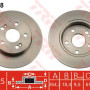 Kočioni disk TRW DF1028
