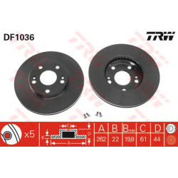 Kočioni disk TRW DF1036