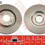 Kočioni disk TRW DF1123