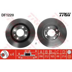 Kočioni disk TRW DF1220